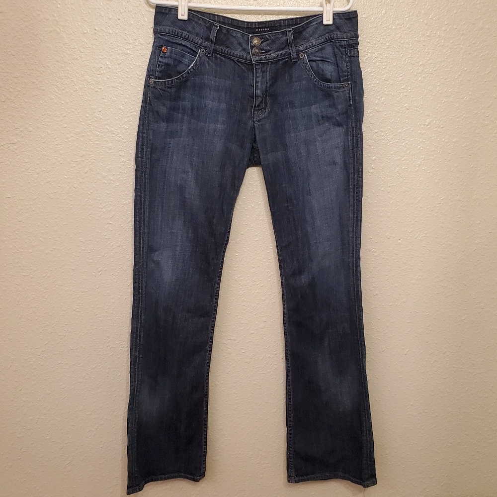 Hudson jeans with button flap pockets
